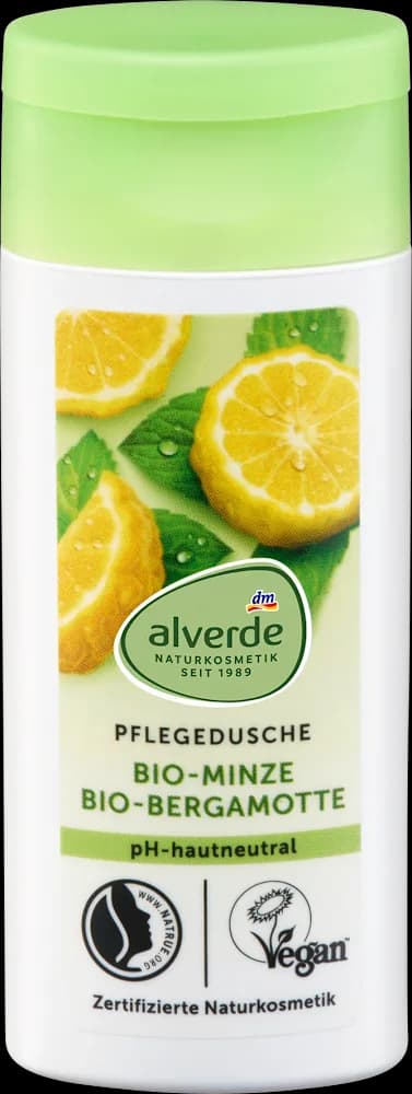 alverde gel/tuš. metv. & bergamot 50 ml