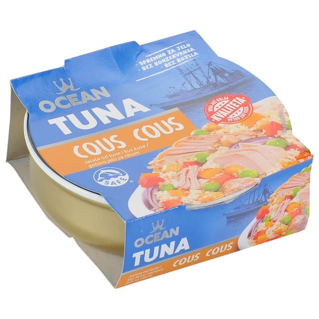 TUNA SALATA CUS CUS 210/160g OCEAN