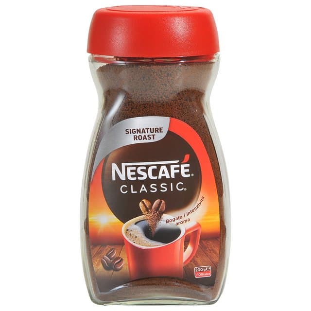 Nescafé Classic instant kava staklo