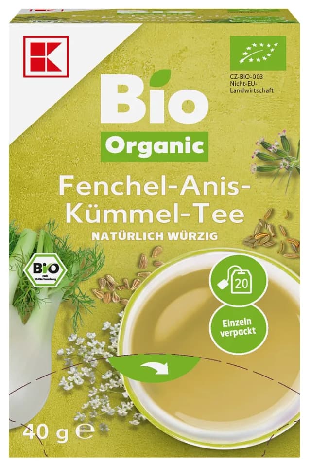 KBio.Čaj organski komorač anis kim 20x2g