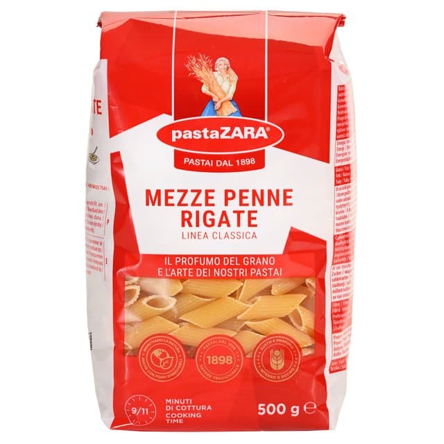 TIJESTO PENNE RIG MEZZE 500g ZARA