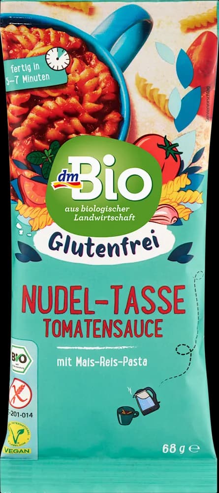 dmBio tjestenina/umak od rajčice, 68 g