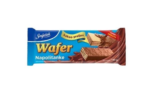 NAPOLITANKE S KAKAO PRELJEVOM 145g SMIJEŠAK