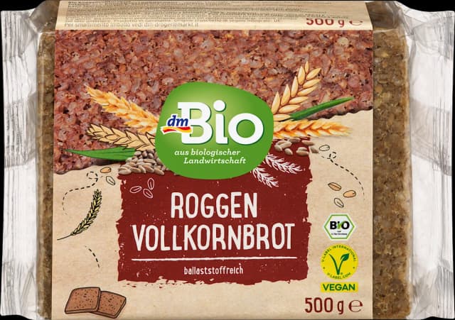 dmBio integralni raženi kruh 500g