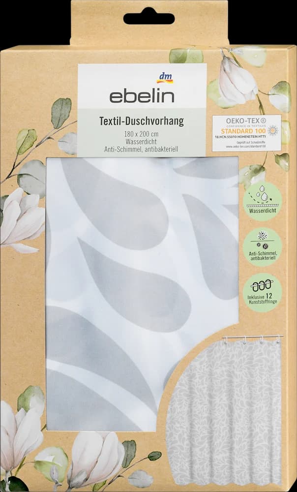 ebelin tekstil. zavjesa za tuš 1 kom. OS