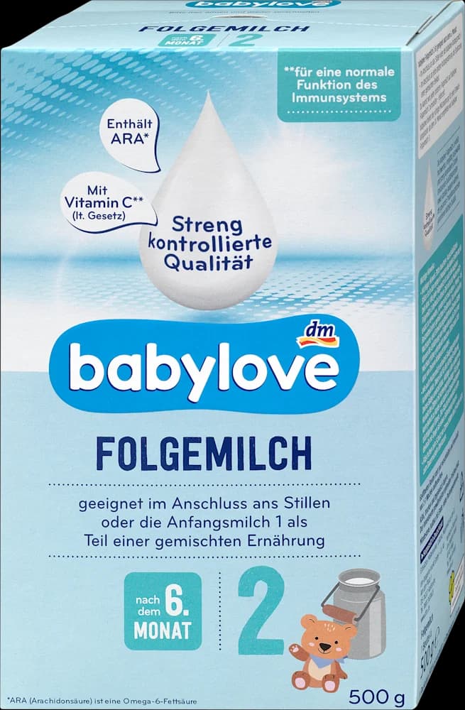 babylove zamjensko mlijeko 2 6+ mj., 500 g