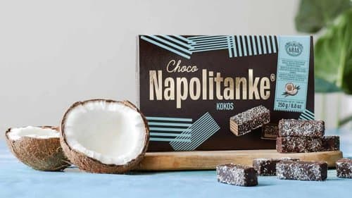Choco napolitanke Coconut 215 g