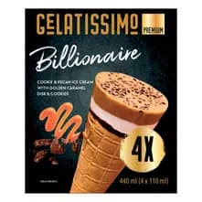 SLAD GELATISSIMO KOR BILLIO 4X110 ml