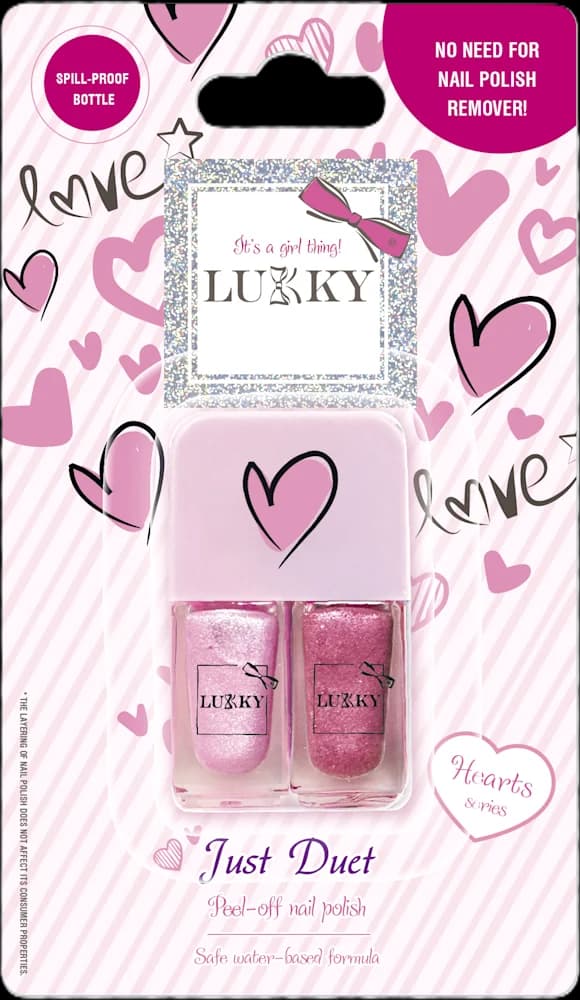 Lukky lak za nokte 2u1 peel-off T25700