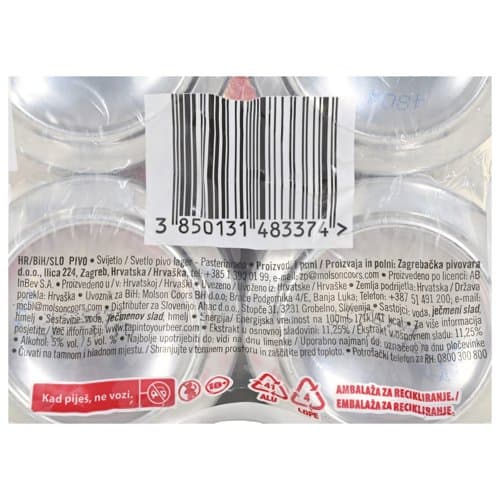 Svijetlo pivo 5% 6 × 500 ml