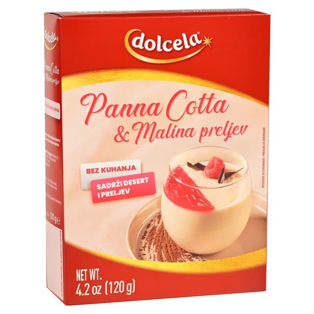 Panna Cotta i Malina
