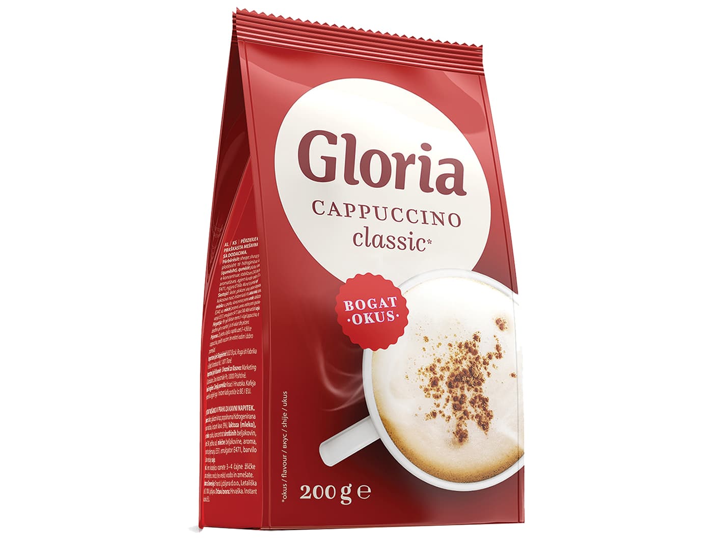 Gloria Instant Cappuccino Classic 200 G
