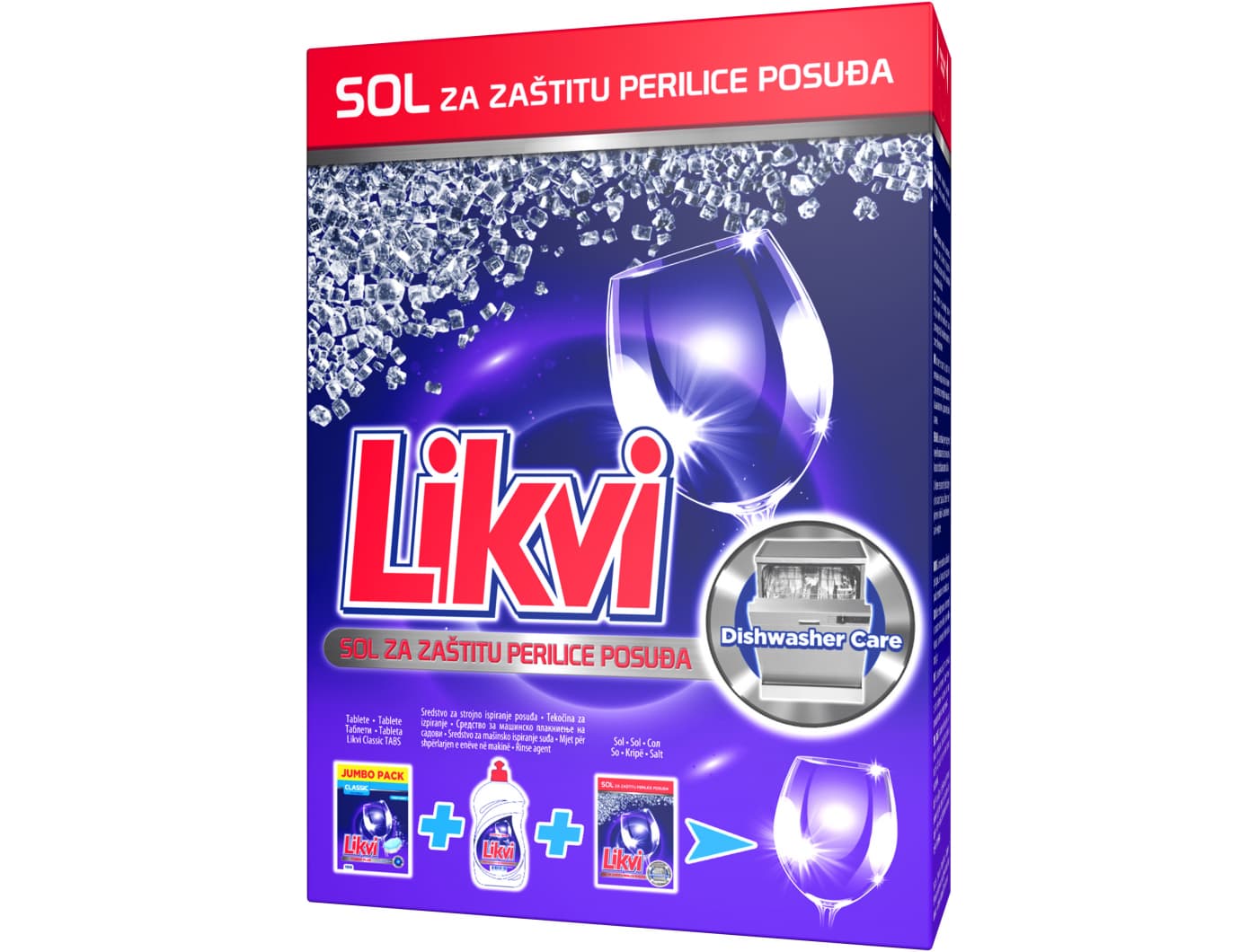 Likvi Sol za perilicu posuđa