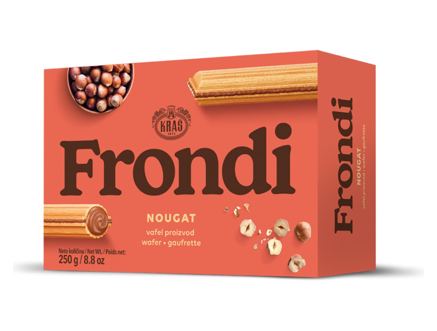 Vafel Frondi Nougat