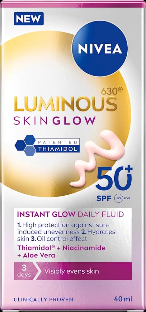 Nivea Lum.Skin glow fluid SPF50+, 40 ml