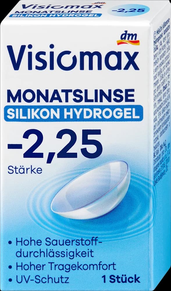 VISIOMAX sil.hidr.mj. leće -2,25 1 kom.