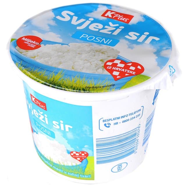 SIR SVJEŽI POSNI K PLUS 500g