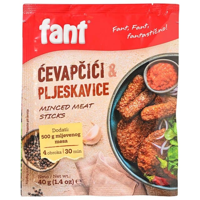 Fant za ćevape, pljeskavicu i hamburger