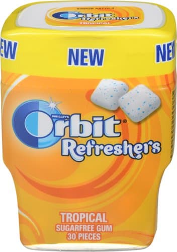 Žvakaće gume Orbit Tropical Bočica
