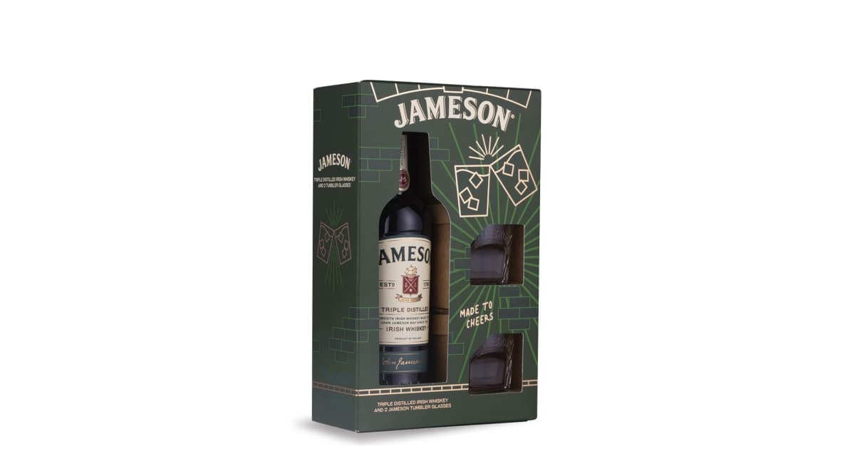 Jameson Whiskey + 2 Čaše