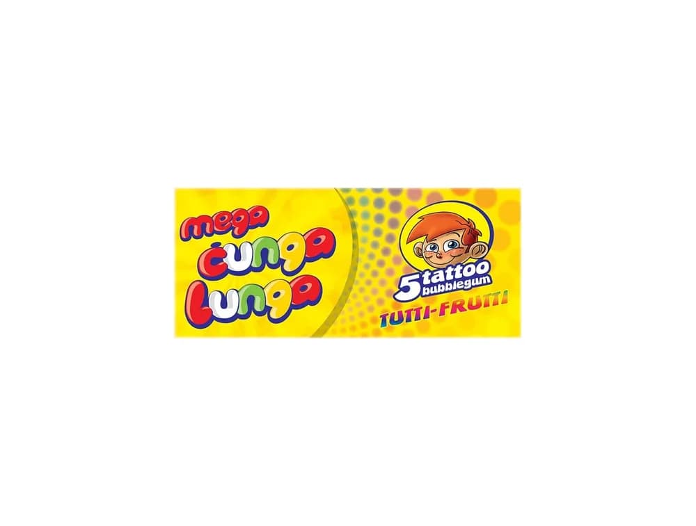 Čunga Lunga Mega Tutti Frutti žvakaća guma