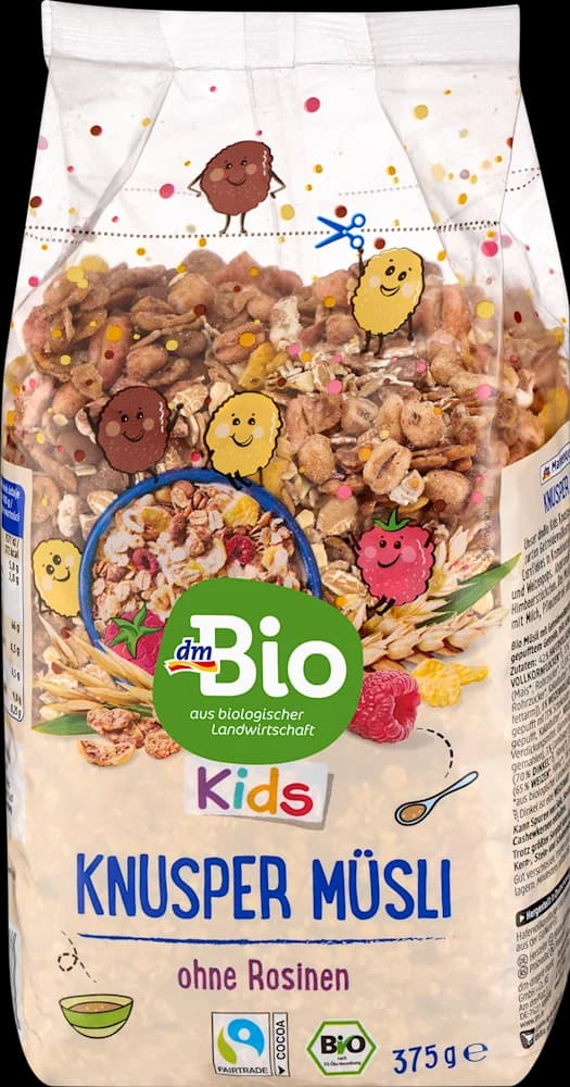 dmBio dječji müsli hrskavi 375g
