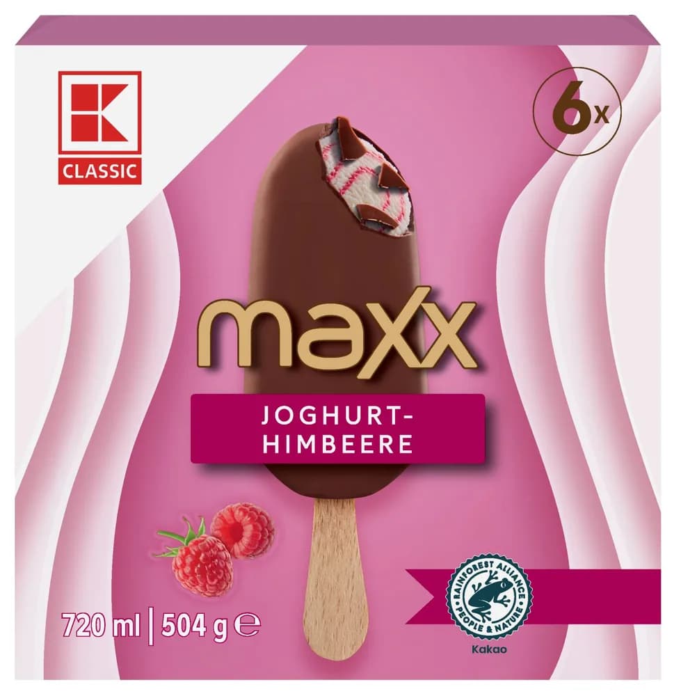 KLC.Max Sladoled jogurt-malina 6x120 ml