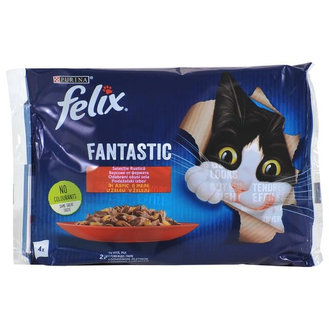 Hrana za mačke Felix Fantastic govedina i piletina