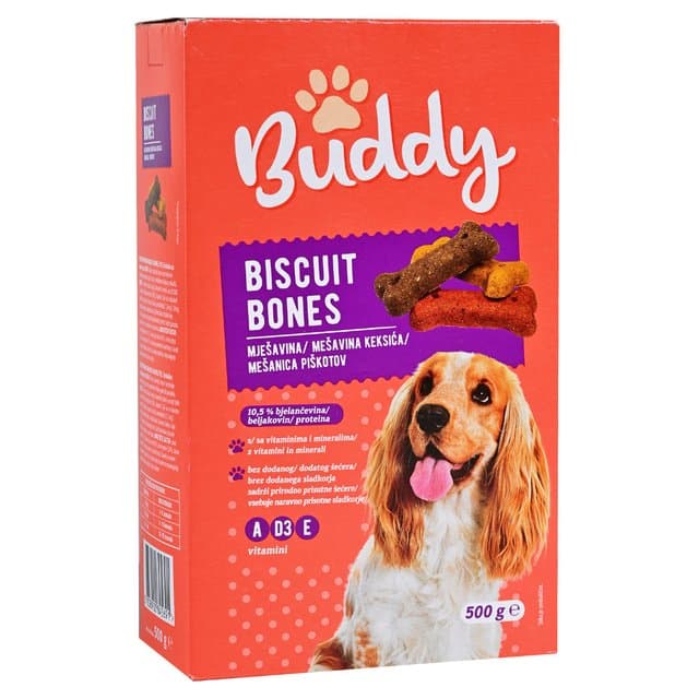 BUDDY KEKSI KOSTI MIX 500 g