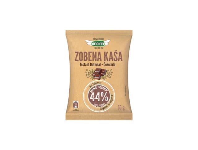 Zobena kaša s manje šećera čokolada