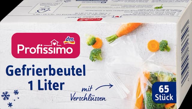 Profissimo vrećice za zamrzav.1l, 65kom
