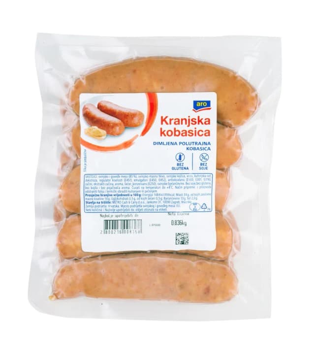 CCA0,8KG ARO KRANJSKA KOBASICA