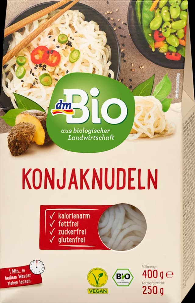 dmBio konjak rezanci 400 g/250 g T