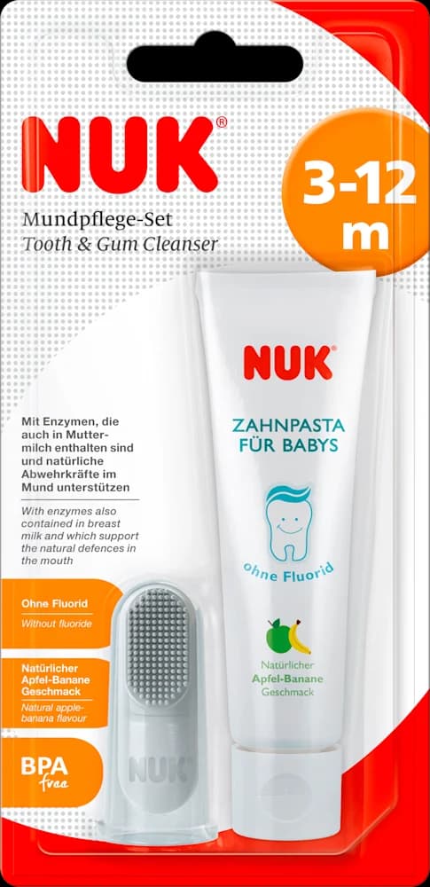 Nuk četka za prst i gel za desni 40ml