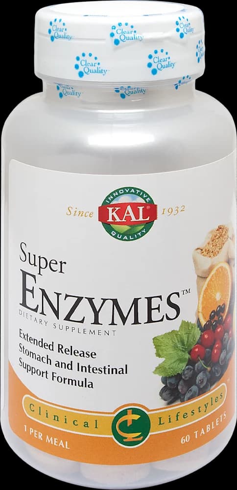 KAL L.F. Super Enzymes 60 tbl