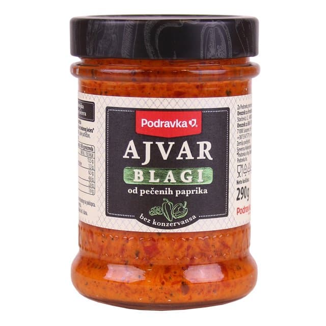 Ajvar blagi od pečene paprike