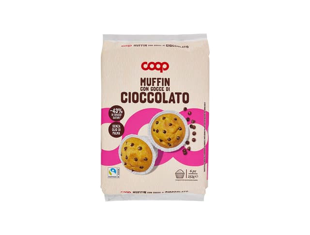 MUFFIN S KOM. ČOK. 252 g COOP