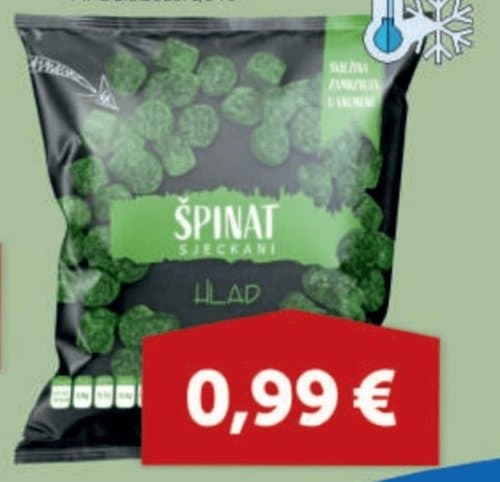 ŠPINAT 400 g II KL HR