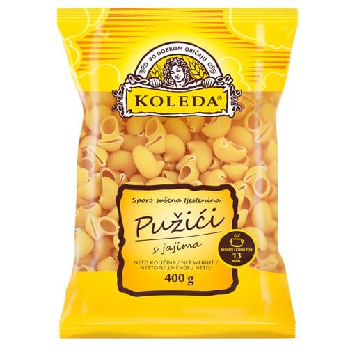 Koleda Tjestenina Pužići s Jajima