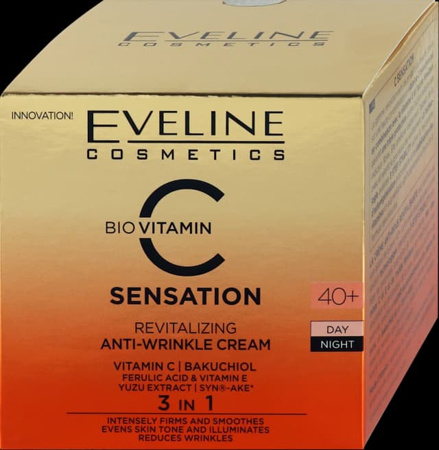 Eveline C Sensation 40+ Dnevna i Noćna Krema 3 u 1