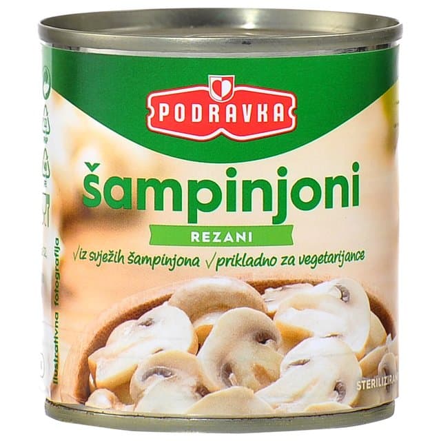 Šampinjoni Rezani