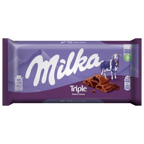 Čokolada Milka Triple Choco