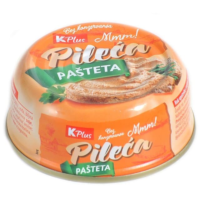 PAŠTETA PILEĆA K PLUS 95G LO