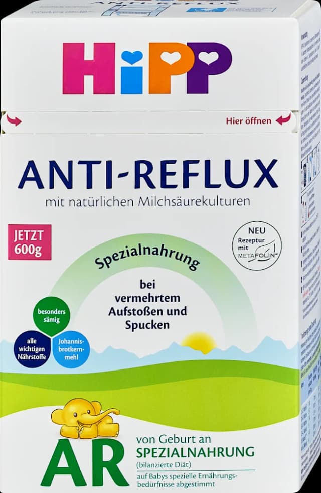 ML ZAMJ HIPP BIO ANTIREFL 600G