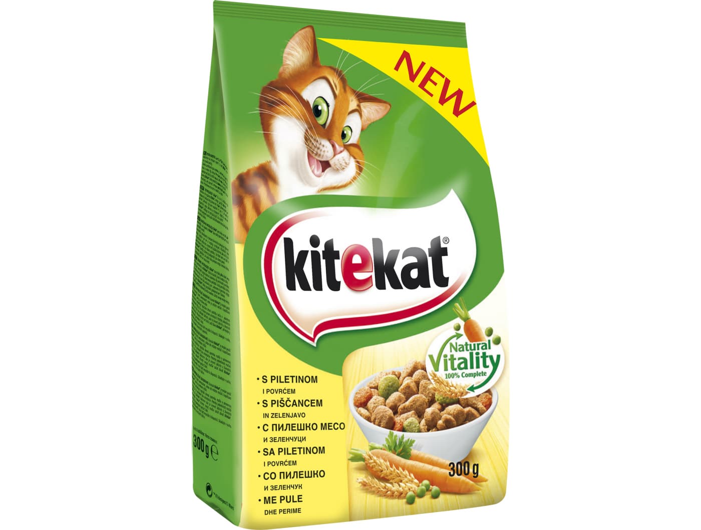 Kitekat suha hrana s piletinom i povrćem