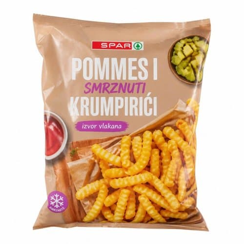 KRUMPIR POMMES FRITES 1 kg ECOFROST 10 KOM /