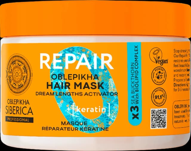 Natura Siberica maska za suh.kosu 300 ml