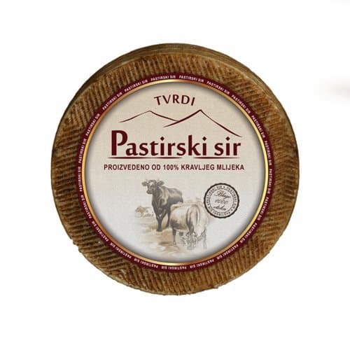 Pastirski sir tvrdi kravlji 45% m.m. DEL