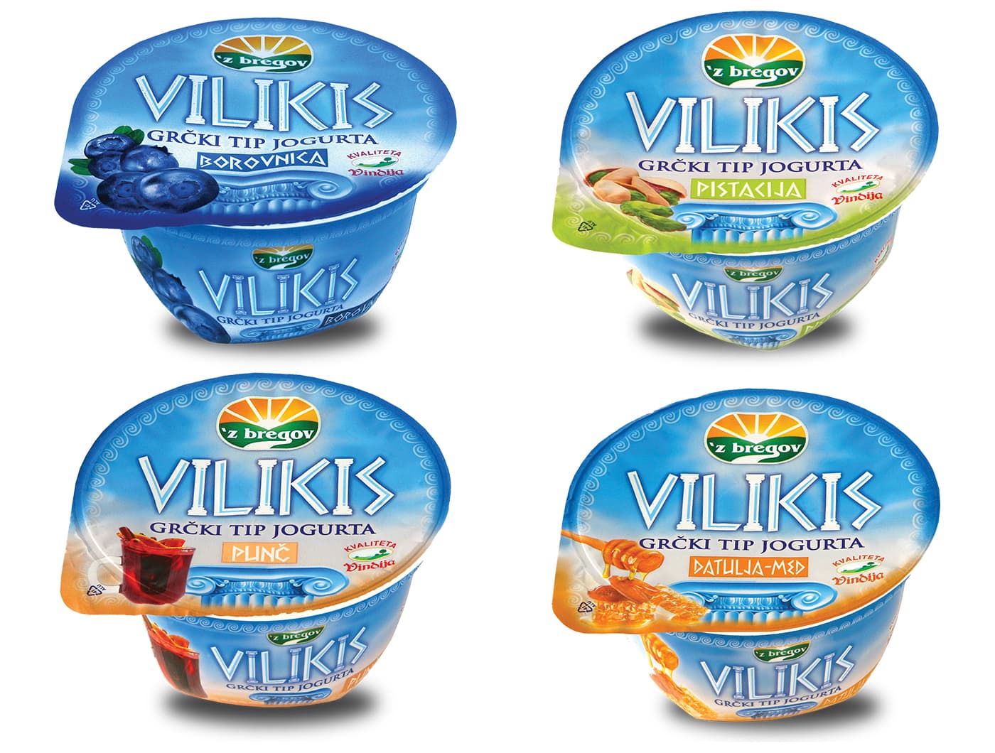 Jogurt Vilikis grčki tip voćni mix