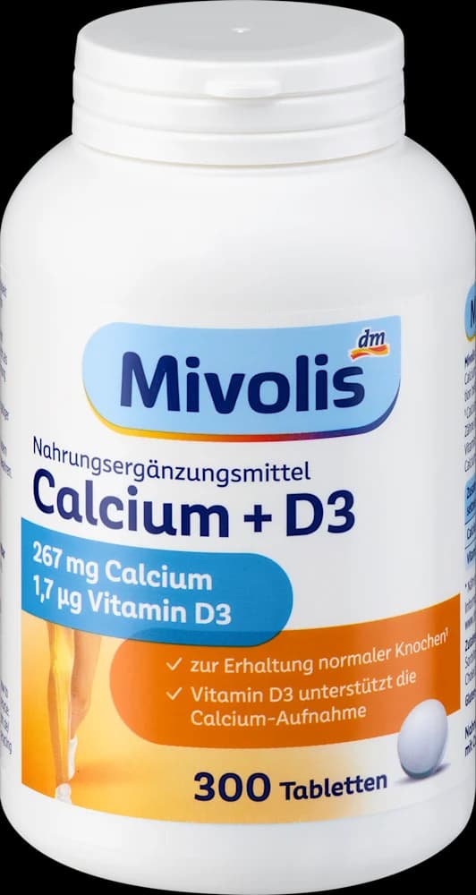 Mivolis tablete kalcij + D3, 300 kom.